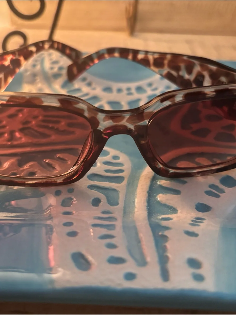 Brand New ~ Prada Look Tortoiseshell Brown Sunglasses